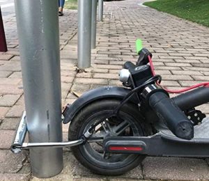 electric scooter u-lock