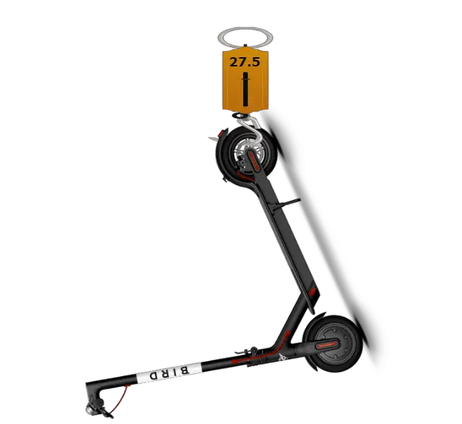 electric scooter average weight