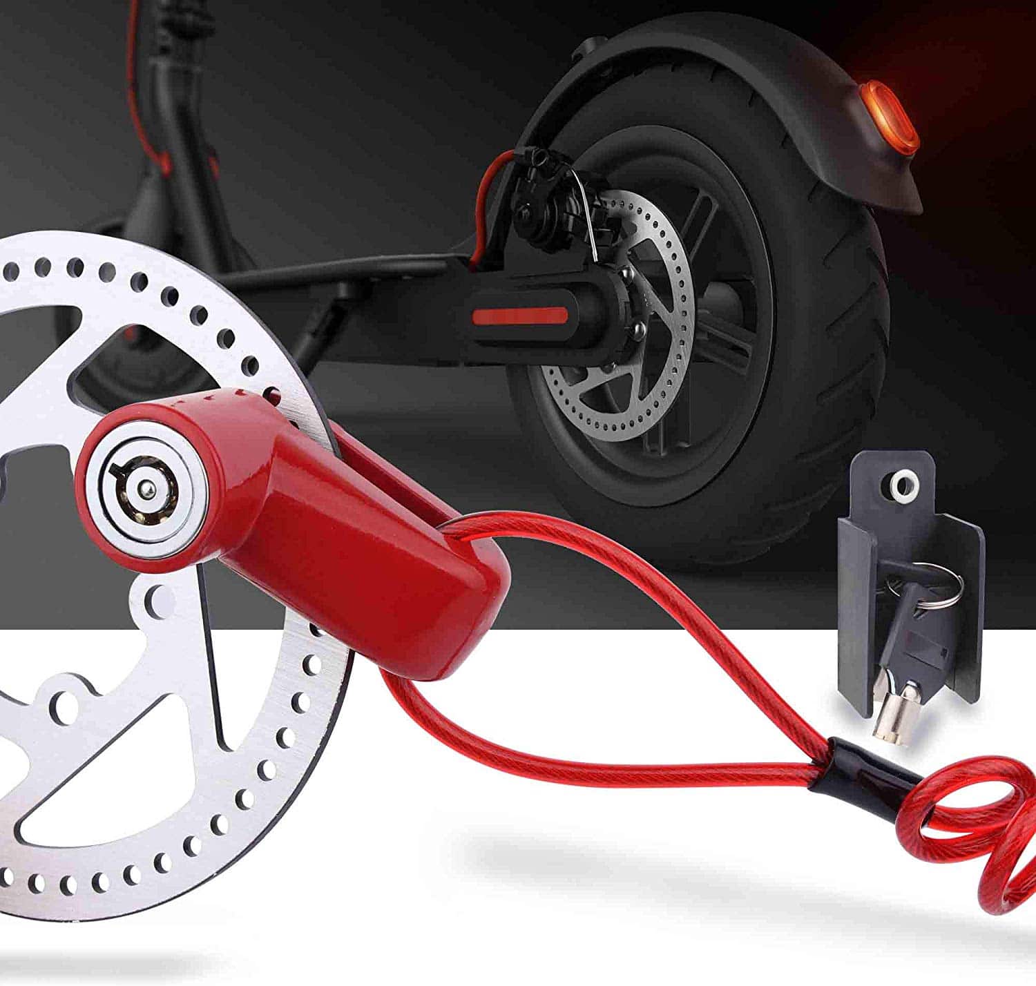 electric scooter lock to prevent theft